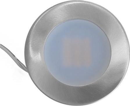 Produktbild Nordtronic Alina Kabinetbelysning 350mA 2,2W 2700K 200lm Børstet alu Rund