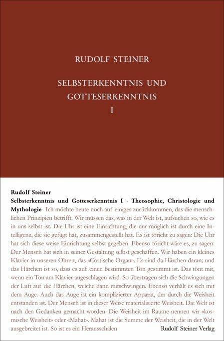 Produktbild Selbsterkenntnis und Gotteserkenntnis 1 (Deutsch, Hans-Christian Zehnter, Rudolf Steiner, Ulla Trapp, 2018)