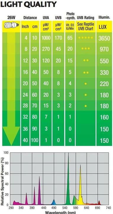 Immagine prodotto Exo Terra Tubo fluorescente compatto Repti Glo 5,0 26 W (UVB, UVA)