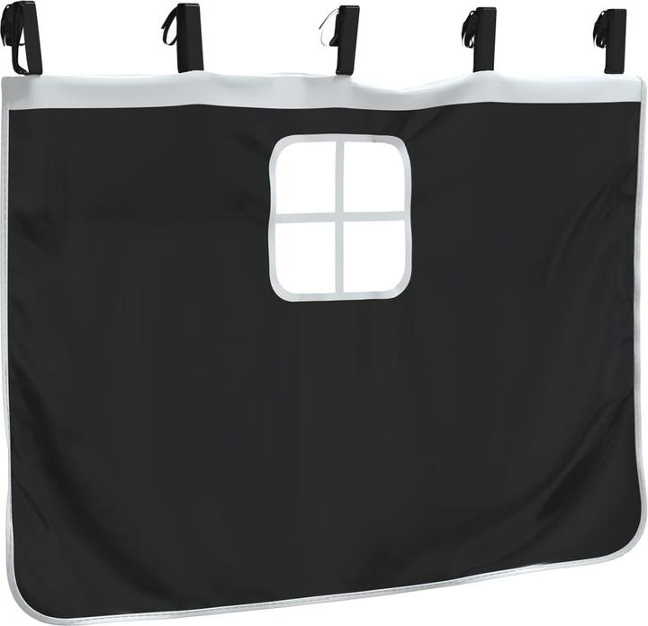 Image du produit vidaXL Rideaux pour lit mezzanine avec tunnel et tour Blanc et