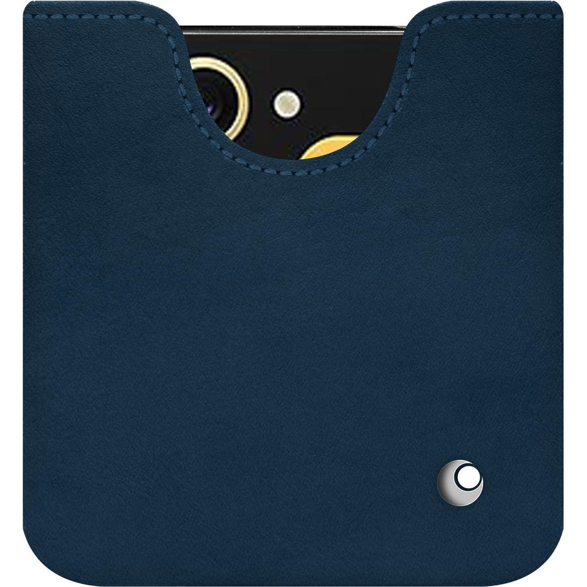 Thumbnail - Noreve Lederschutzhülle (Samsung Galaxy Z Flip6), Smartphone Hülle, Blau