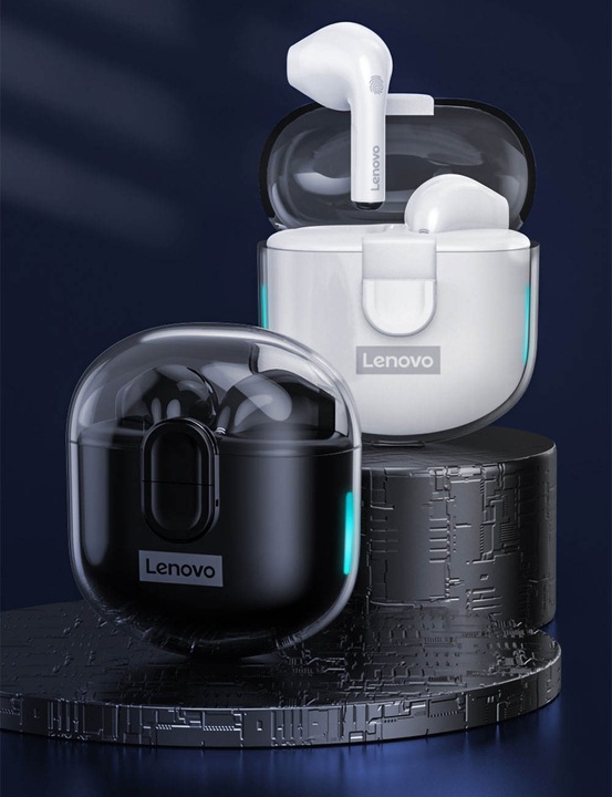 Image du produit Lenovo Écouteurs LP12 TWS (noir) (Sans fil)