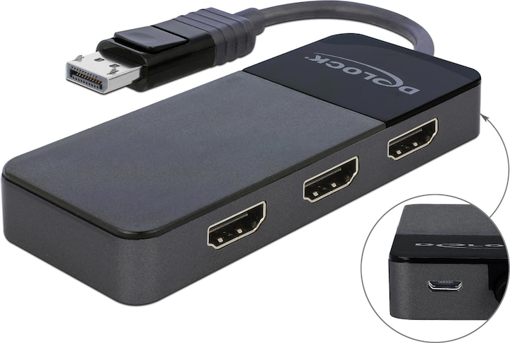 Delock Da DisplayPort a (HDMI, 12.50 cm)