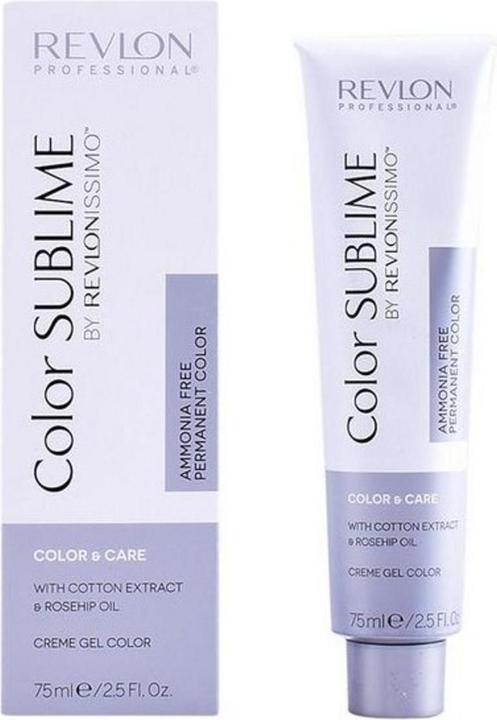 Actual product image Revlon Professional Revlonissimo Color Sublime Permanent Hair Colour Without Ammonia 9 75ml (Very light blonde)