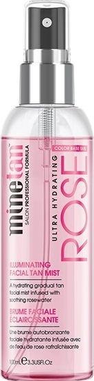 Minetan Rose Illuminating Facial Tan Mist (Self tanning spray, 100 ml)