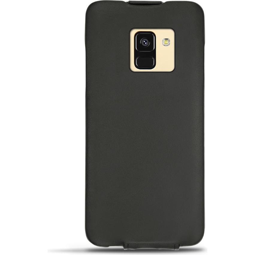 Thumbnail - Noreve Lederschutzhülle vertikal (Samsung Galaxy A8 (2018)), Smartphone Hülle, Grün