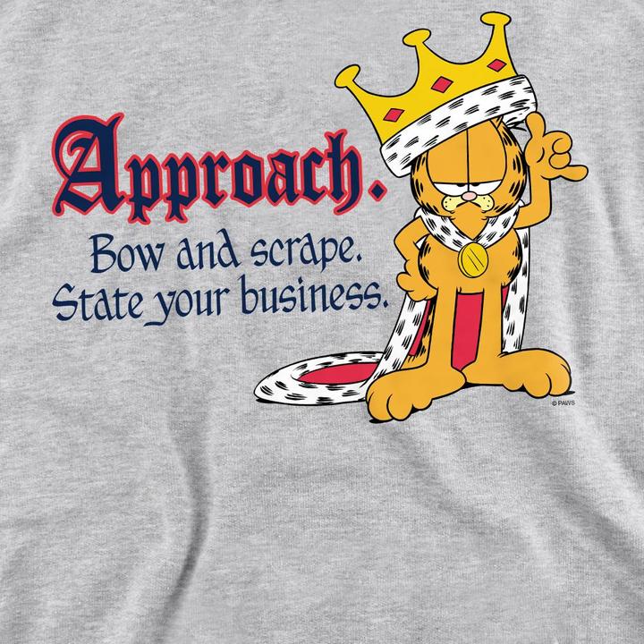 Actual product image Garfield Unisex Adult State Your Business Sweatshirt (XL)