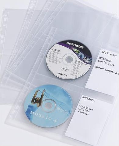 Productafbeelding Durable CD/DVD Cover Light M