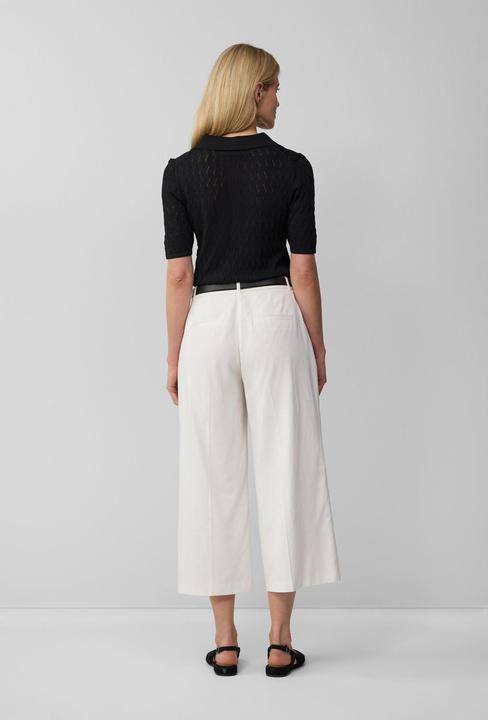 Produktbild s.Oliver Strickpullover Kurzärmeliger Feinstrick-Pullover mit Polokragen (36)