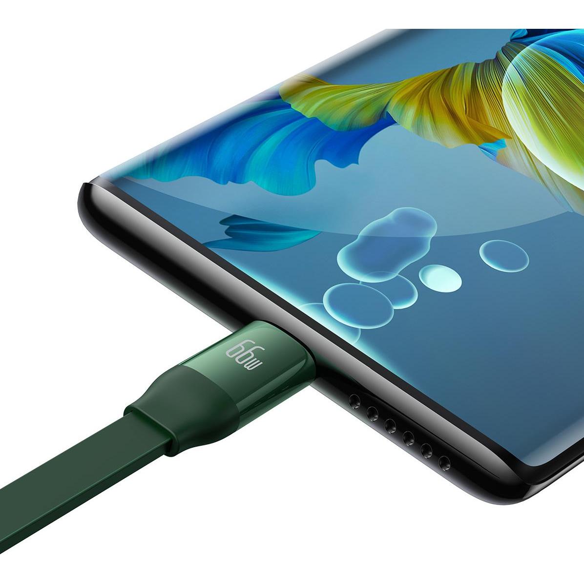 Thumbnail - Baseus Bright Mirror 2 Retractable Cable 3in1 Type A USB - Micro USB + Lightning + USB Type C 66W, 1 (1.10 m, USB 2.0), ...