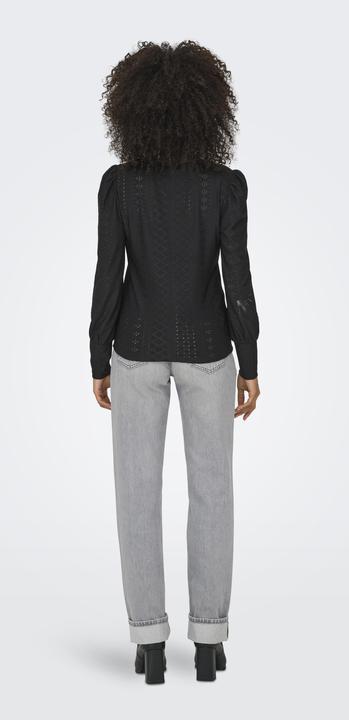 Actual product image Only Regular fit Round neck Elasticated cuffs Puff sleeves Top Top (M)