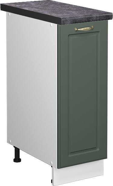 Anthrazit, Grün-Gold Landhaus, Weiss