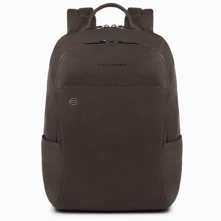 Actual product image Piquadro Black Square Laptop-Rucksack