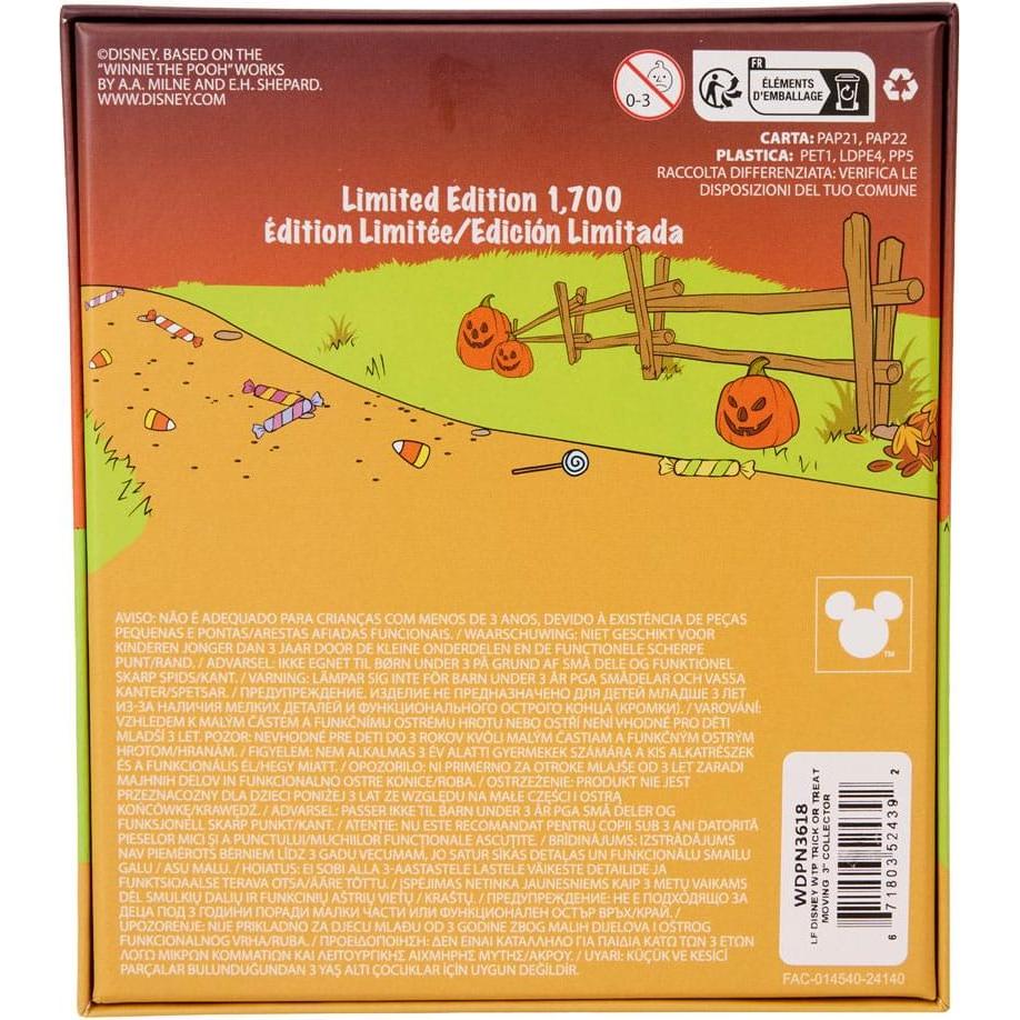 Thumbnail - Loungefly, Anstecknadel, Disney by Enamel Ansteck-Pin Winnie the Pooh Trick R Treat Moving Limited Edition 8 cm