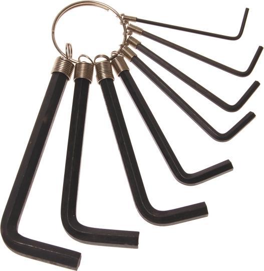 Actual product image Millarco Unbroken keys in key ring 1.5 - 6 mm 8 pieces