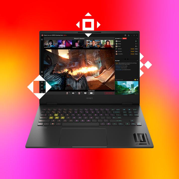 Image du produit HP Omen 16-u0700nz RTX4060 (16", 512 Go, 16 Go, CH, Intel Core i7-13700HX)