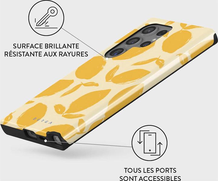 Actual product image Burga Lemon Tart Tough Case For Samsung Galaxy S24 Ultra 5G (Samsung Galaxy S24 Ultra)