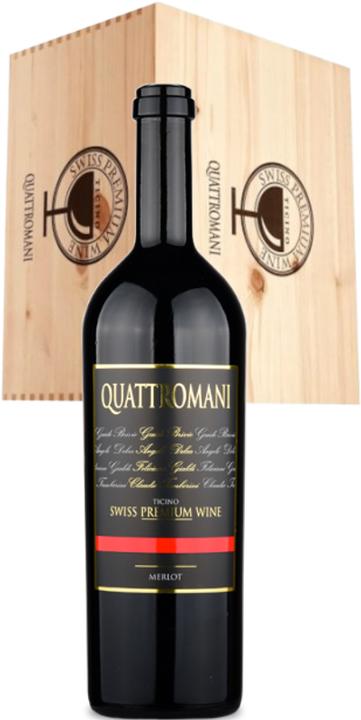Actual product image Brivio - Delea - Gialdi - Tamborini Quattromani Merlot Ticino DOC Swiss Premium Wine (1 x 75 cl, 2022)