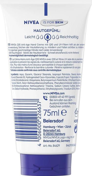 Produktbild NIVEA Q10 Anti-Age Hand Creme (75 ml)