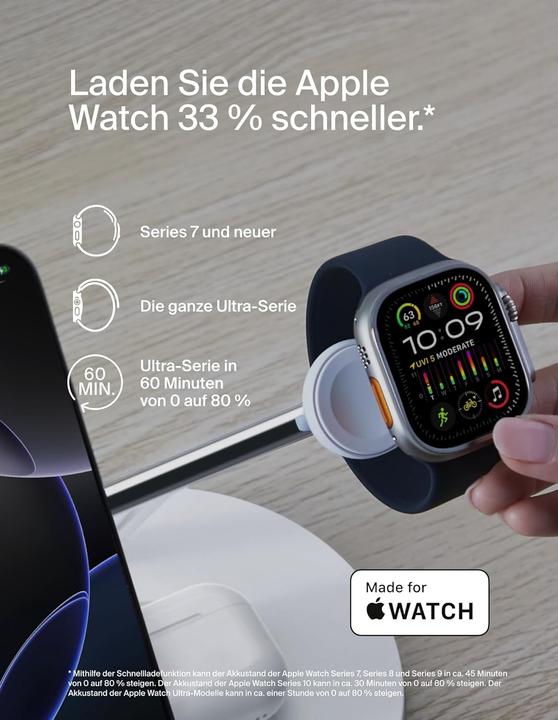 Produktbild Belkin Boost Charge Pro Qi2 3in1 (15 W)