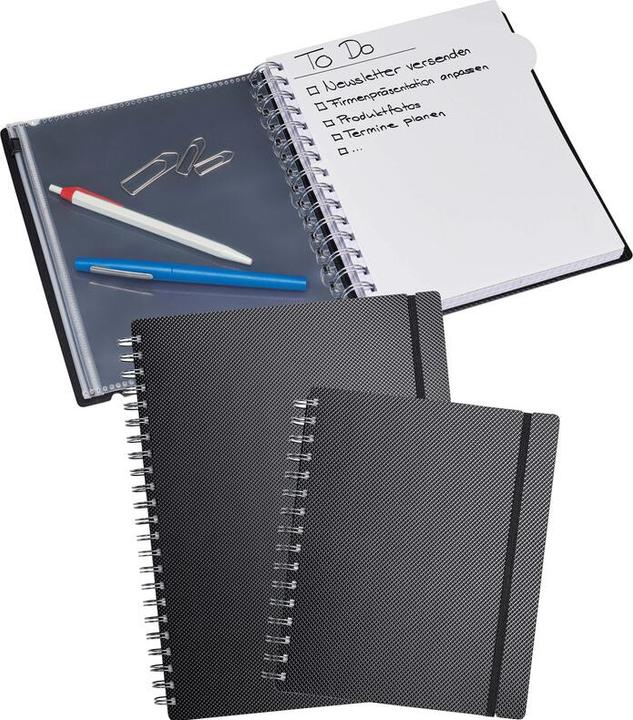 Immagine prodotto Kolma Taccuino Selezione A5 Riciclaggio a scacchi neri (A5, Quadretti, Copertina rigida)