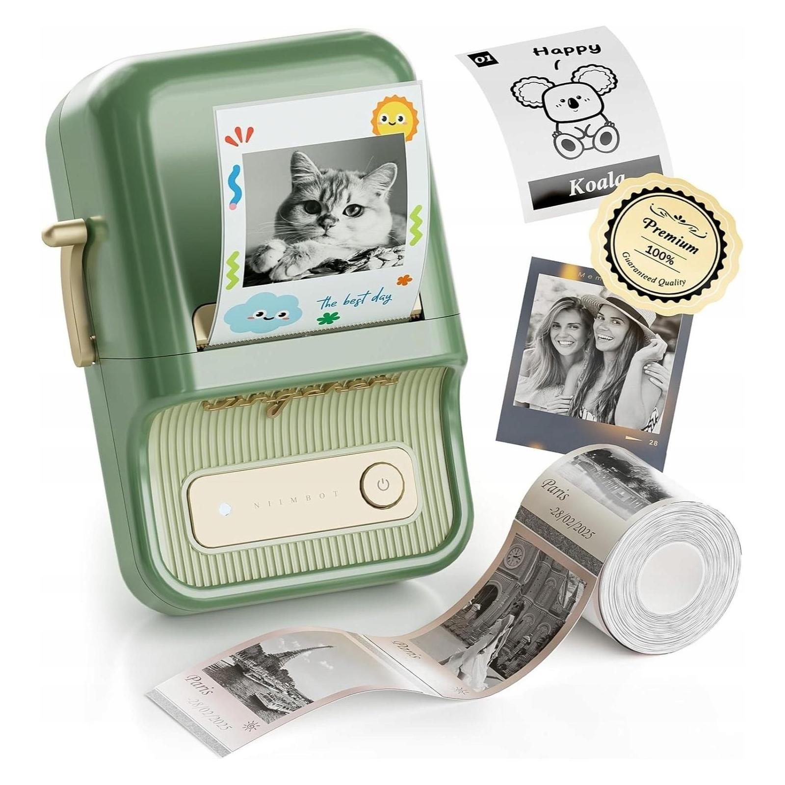 Niimbot B21 Pro Portable Label Printer (dark Green), Beschriftungsgerät, Grün