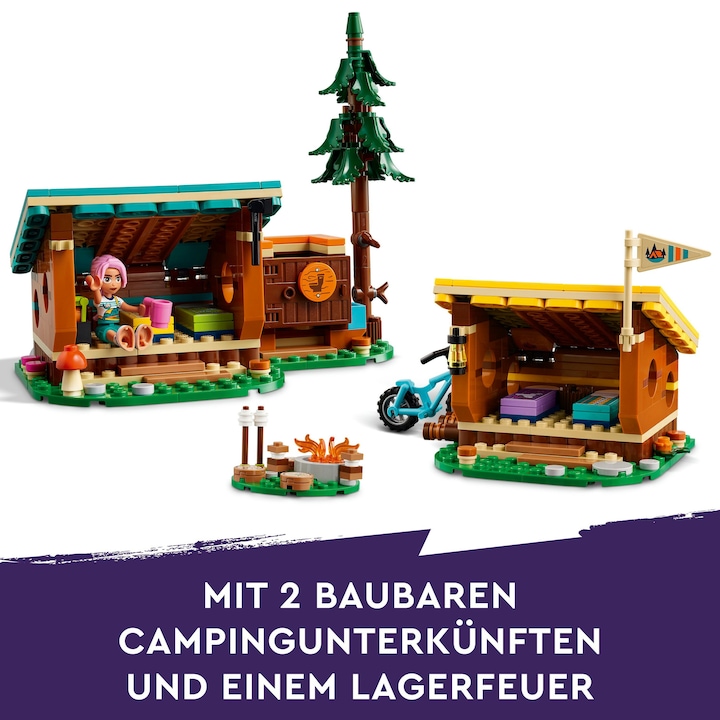 Produktbild LEGO Gemütliche Hütten im Abenteuercamp (42624, LEGO Friends)