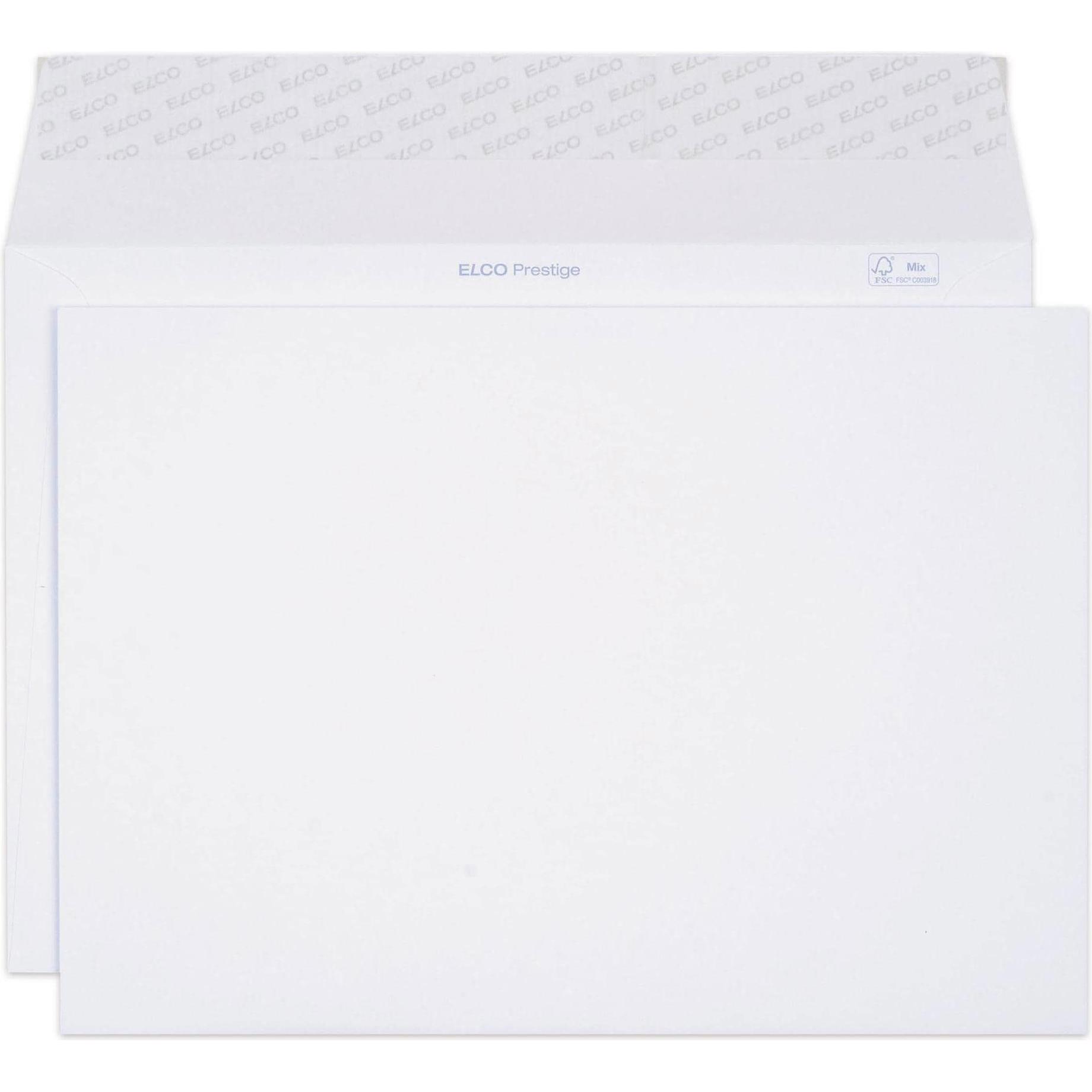 Elco, Briefumschlag, hochwertige Briefumschläge Prestige in Bürogrosspackung (C4, 200 x)