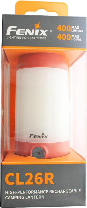 Actual product image Fenix CL26R LED Camping Light With USB Connection
