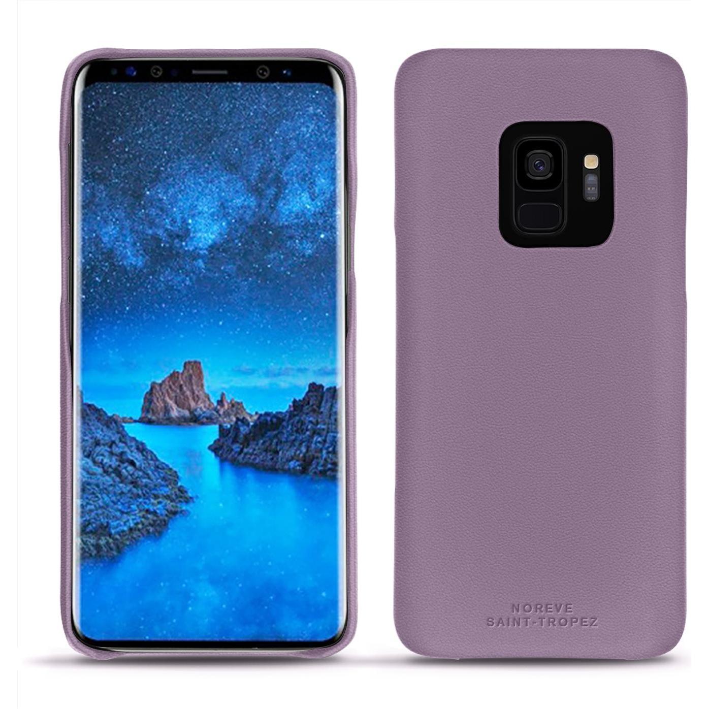 Noreve Lederschutzhülle (Samsung Galaxy S9), Smartphone Hülle, Violett