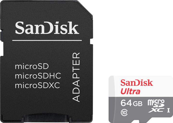 Image du produit SanDisk Ultra Lite microSDXC (64 Go, microSDXC, U1, UHS-I)