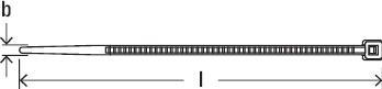 Image du produit Fischer Attache-câbles BN (L x l) 200 mm x 3,6 mm Couleur : Transparent 100 pcs. (Serre-câbles en plastique, 200 mm, 100 pcs)