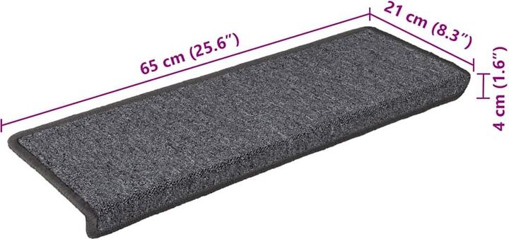 Immagine prodotto vidaXL Stufenmatte (65 x 21 cm)