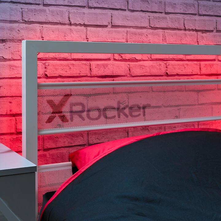 Actual product image X Rocker Lit de jeu Basecamp TV Blanc (90 x 190 cm)