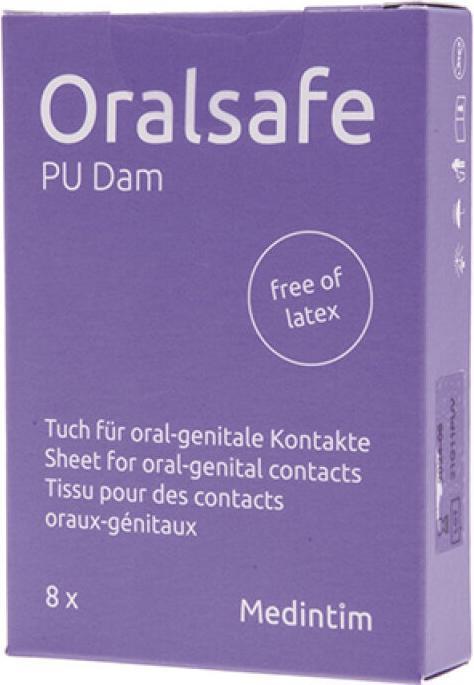 Image du produit Medintim Oralsafe Toile à Lécher Vanille (8 pcs)
