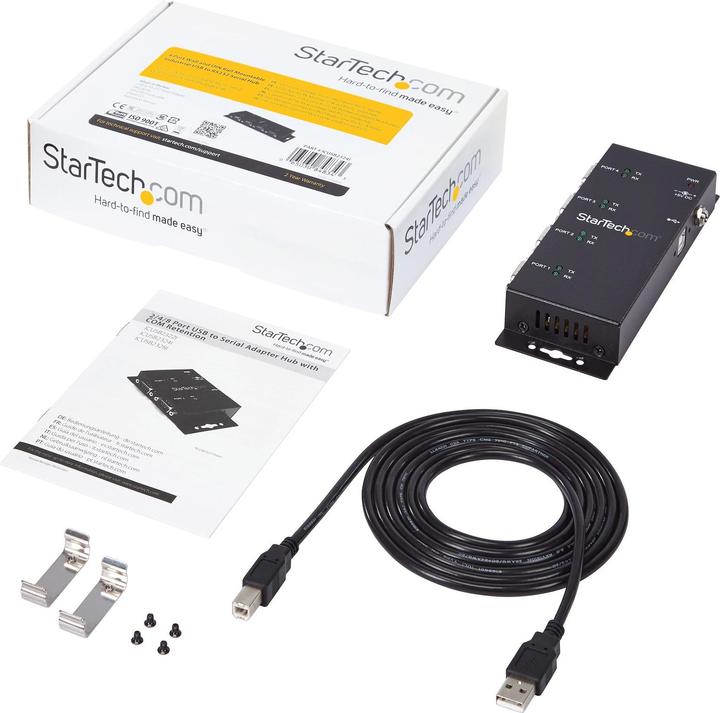 Produktbild StarTech 4 Port USB Serial Adapter (USB-A, 4 Ports)