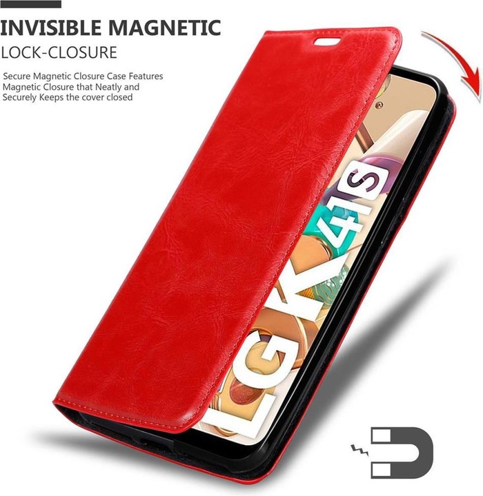 Produktbild Cadorabo Book Invisible Magnet Cover (LG KQ51)