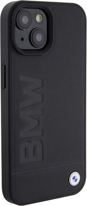 Immagine prodotto BMW BMHCP15SSLLBK iPhone 15 6,1" in pelle nera con timbro a fuoco (Apple iPhone 15)