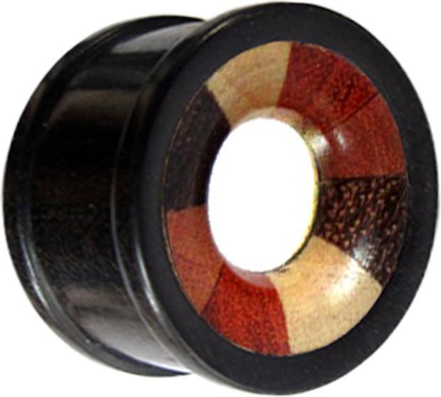 Immagine prodotto Star Piercing Tunnel con quattro inserti in compensato di legno di Arang (Organico, senza ottone)