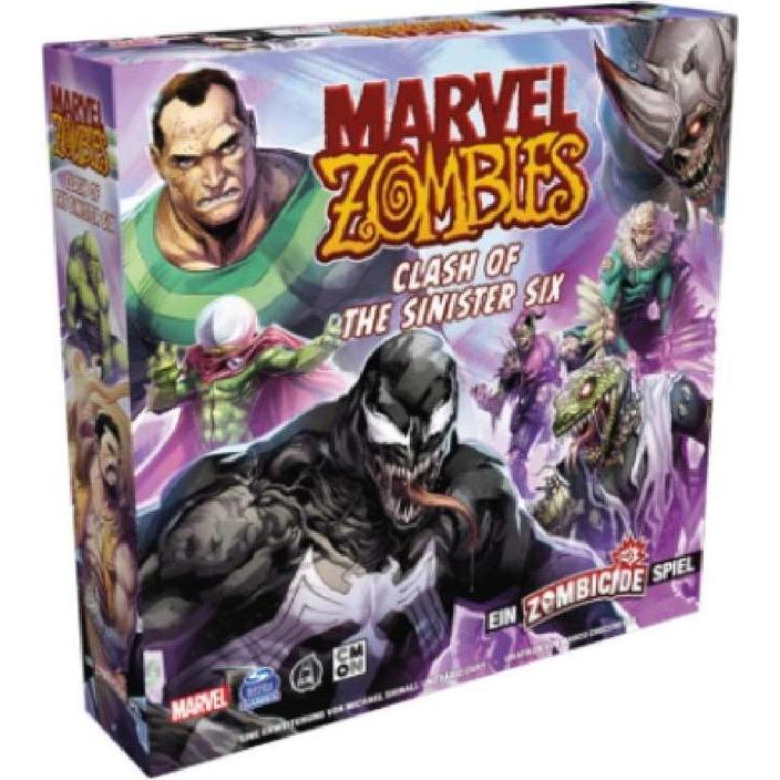 Cmon CMND1250 - Marvel Zombies - Clash of the Sinister Six, Brettspiel, für 1-6 Spieler, ab 14 J. (DE) (Deutsch)