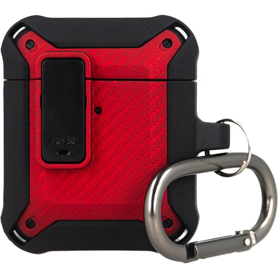 Thumbnail - OEM Tasche für Airpods / Airpods 2 Nitro rot (Kopfhörer Tasche), Kopfhörertasche + Schutzhülle, Rot