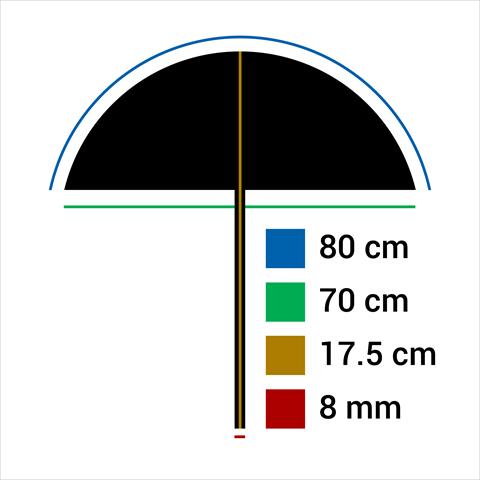 Thumbnail - Falcon Eyes Reflexschirm UR-32G Gold/Weiss 80 cm, Softbox + Reflektor