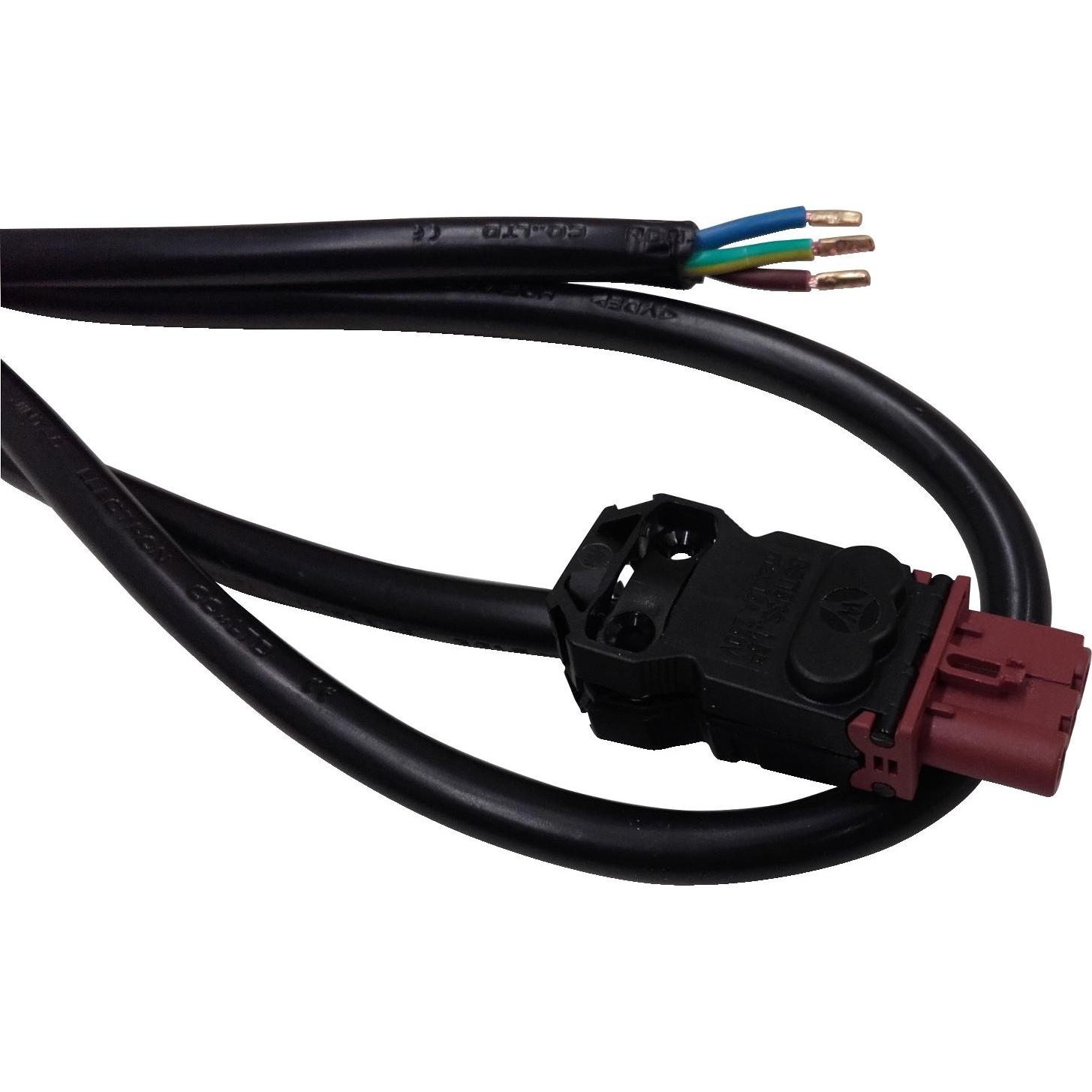 Schneider Electric Netzkabel 3m (118,11 Zoll) lang für Vdc NSYLAM3MDCUL (3 m), Stromkabel