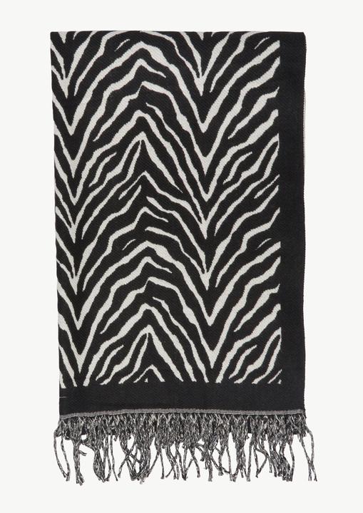 Actual product image Comma Tuch Schal aus Webjacquard mit Fransen