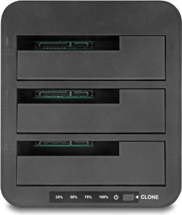 Image du produit Delock USB Dockingstation für 3 x SATA HDD / SSD mit 1:2 Klo