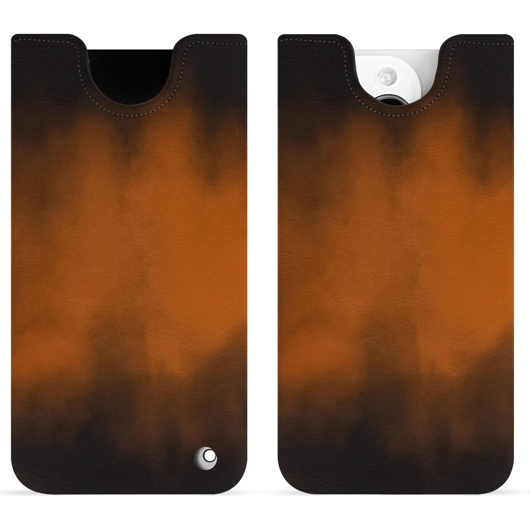 Thumbnail - Noreve Lederschutzhülle (Apple iPhone 15 Pro), Smartphone Hülle, Braun