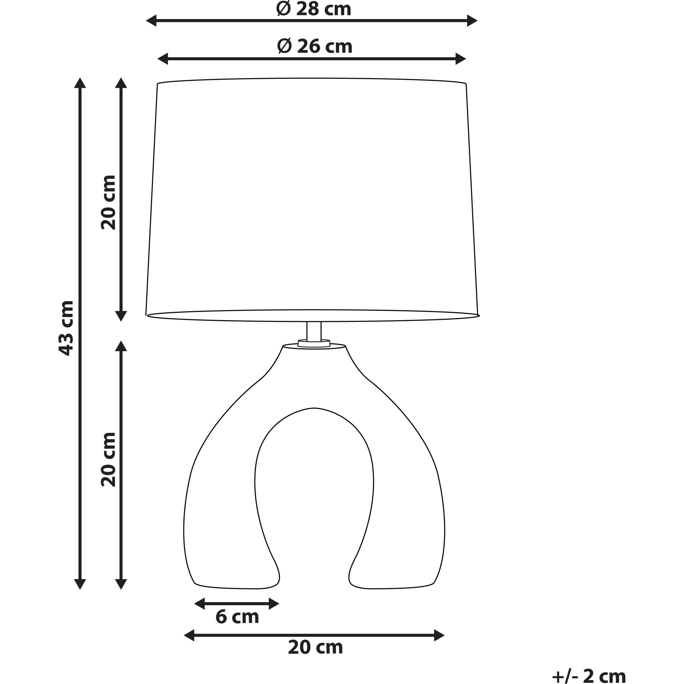 Thumbnail - Beliani, Tischlampe, Abbie