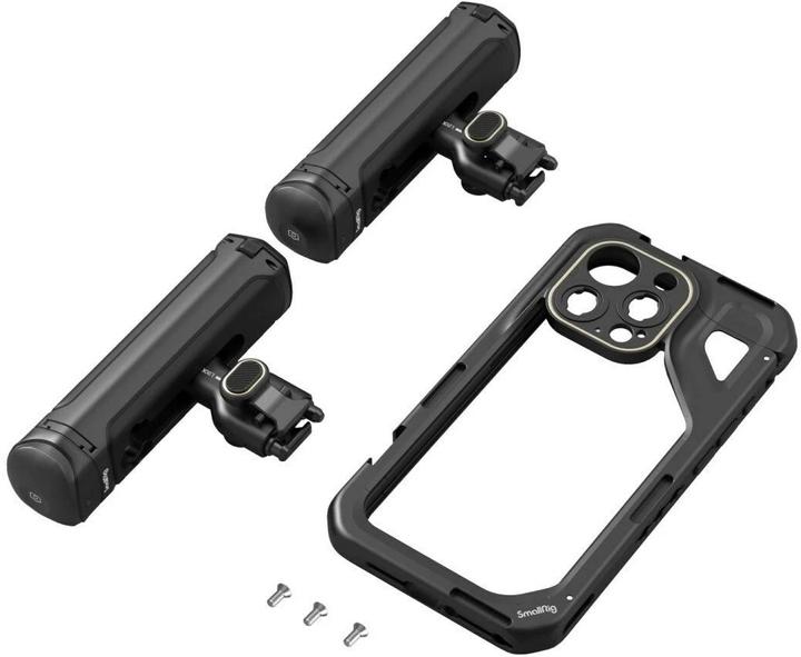 Produktbild SmallRig Mobile Video Kit (Dual Handheld) für iPhone 15 Pro (Cage)
