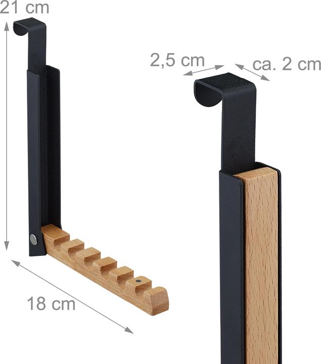 Actual product image Relaxdays 2x door hanger