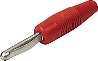 Produktbild Hirschmann VOLLKONTAKTSTECKER 4mm MIT SCHRAUBANSCHLUSS / ROT (VON 20)